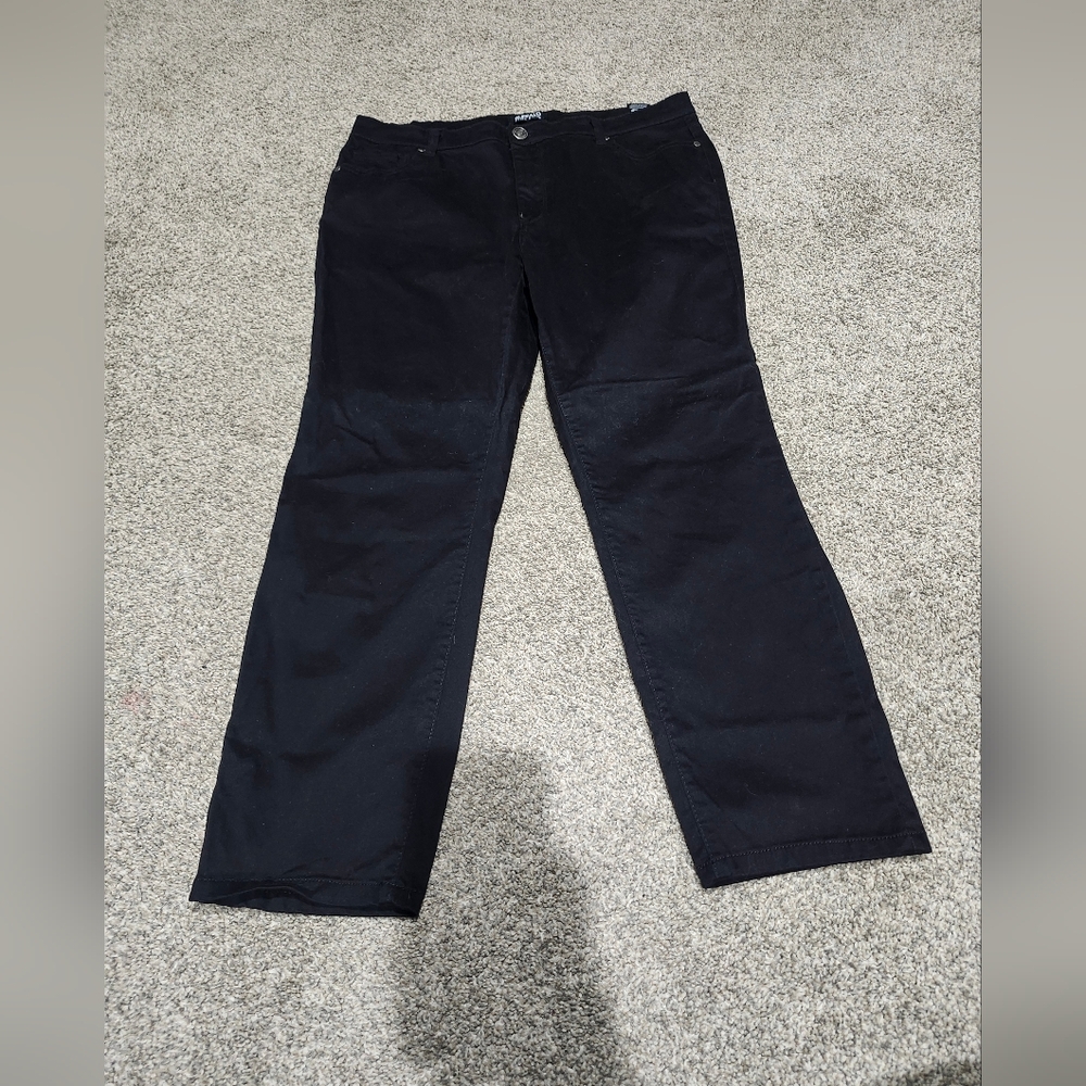Buffalo David Bitton Black Trousers Womens Size 14